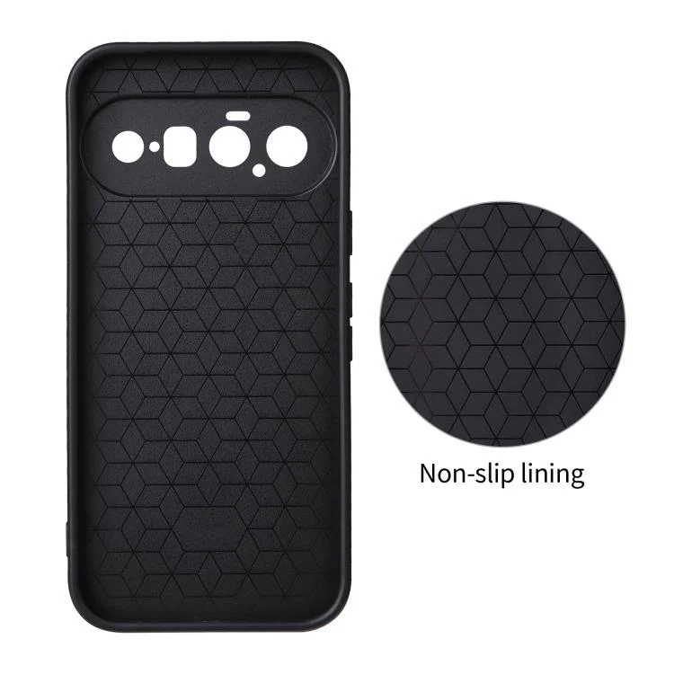 For Google Pixel 11 Precise Cutout Carbon Fiber Texture Vegan Leather Phone Case(Orange) - Image 3