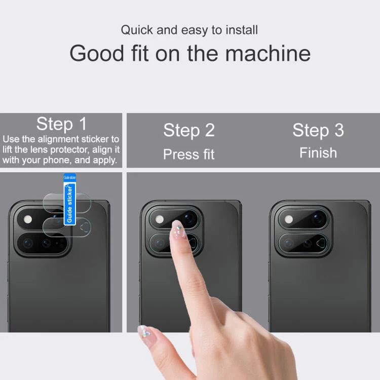 For Google Pixel 11 Pro Fold IMAK Rear Camera Lens Glass Film Thin Version - Image 4