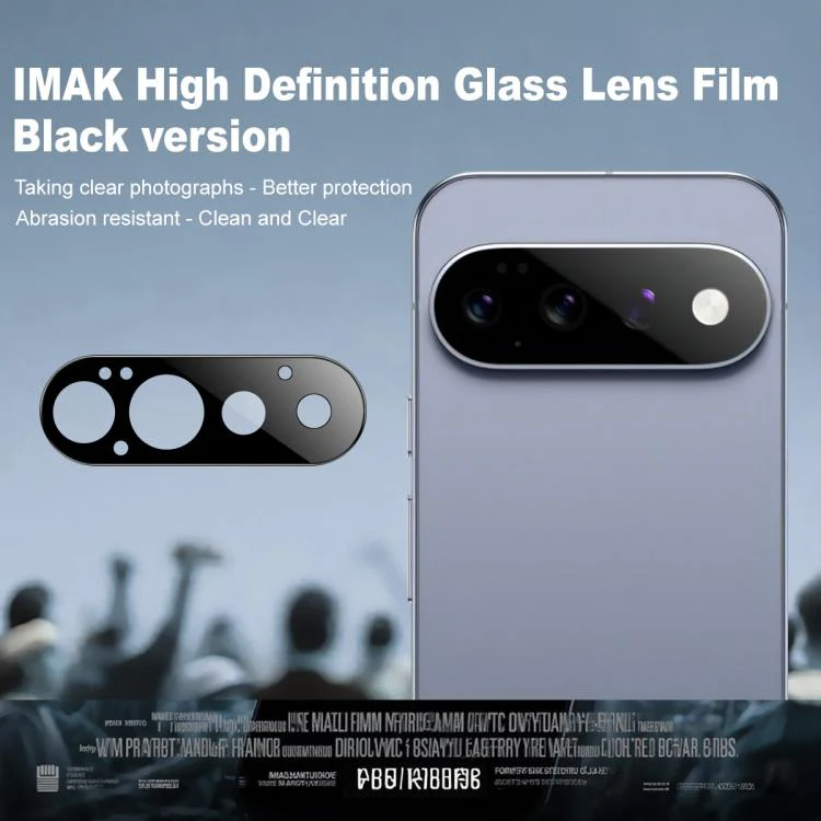 For Google Pixel 11 Pro IMAK Rear Camera Lens Glass Film Black Version - Image 2