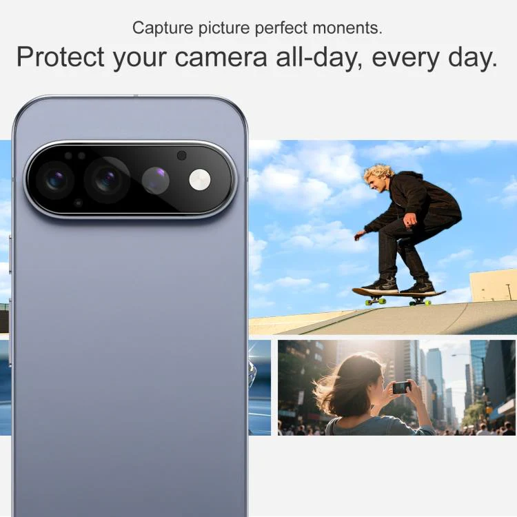 For Google Pixel 11 Pro IMAK Rear Camera Lens Glass Film Black Version - Image 5