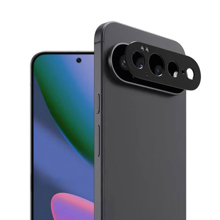 For Google Pixel 11 Pro XL IMAK Metal Camera Lens Protector Cover(Black)