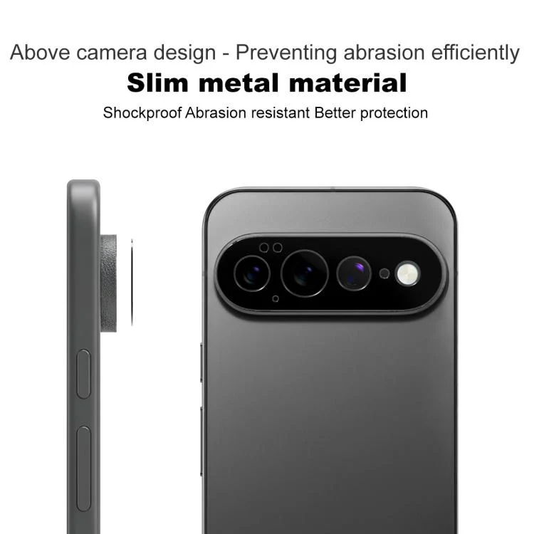 For Google Pixel 11 Pro XL IMAK Metal Camera Lens Protector Cover(Black) - Image 5