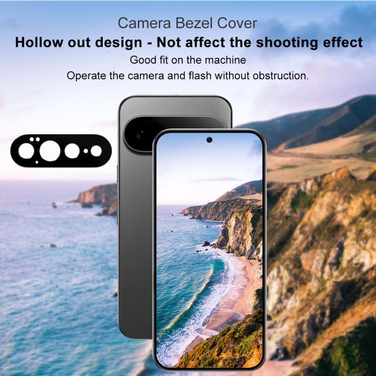 For Google Pixel 11 Pro XL IMAK Metal Camera Lens Protector Cover(Black) - Image 6