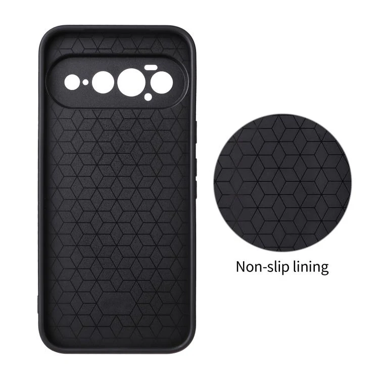 For Google Pixel 11 Pro XL Precise Cutout Carbon Fiber Texture Vegan Leather Phone Case(Red) - Image 3