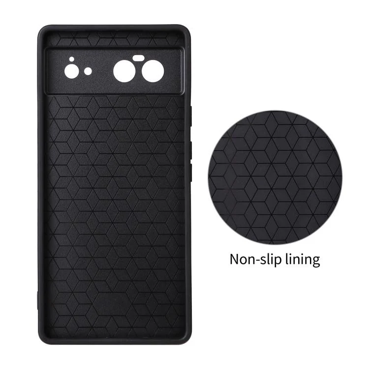 For Google Pixel 6 Precise Cutout Carbon Fiber Texture Vegan Leather Phone Case(Red) - Image 3