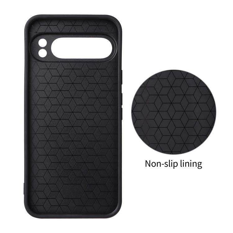 For Google Pixel 9 Pro XL Precise Cutout Carbon Fiber Texture Vegan Leather Phone Case(Grey) - Image 3
