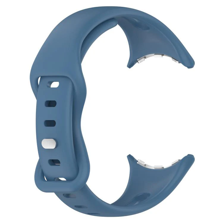 For Google Pixel Watch 4 / 3 / 2 / 1 41mm xDfind Small Waist Butterfly Buckle Silicone Watch Band(Blue) - Image 3