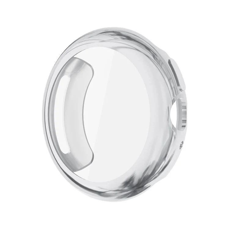 For Google Pixel Watch4 41mm Full Coverage Electroplated TPU Watch Protective Cover(Silver)