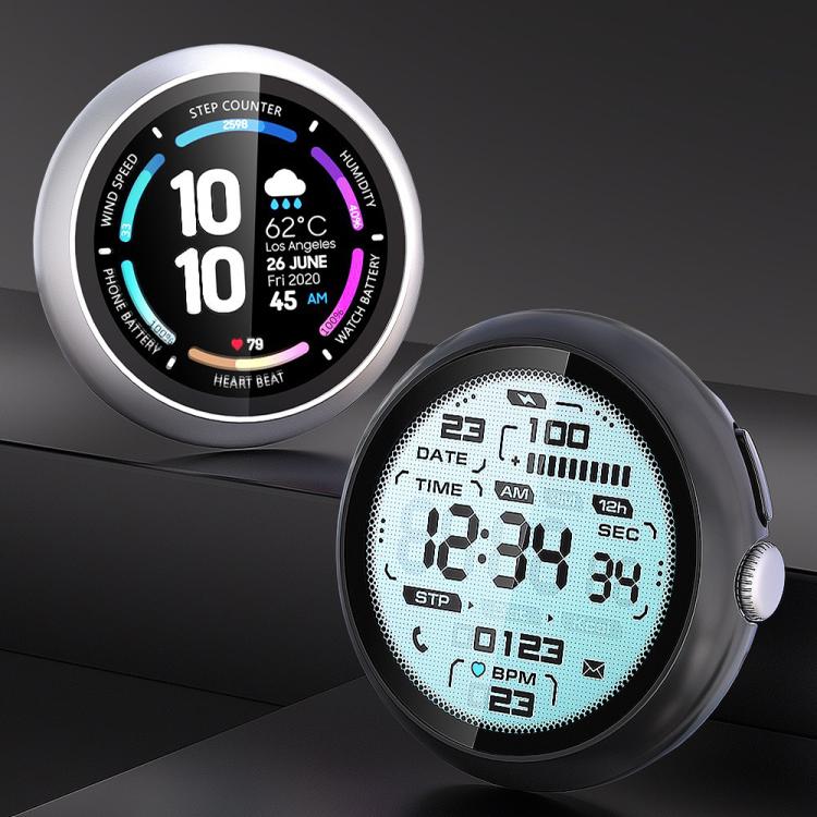 For Google Pixel Watch4 41mm Tempered Film Integrated PC Watch Protective Cover(Starlight) - Image 4