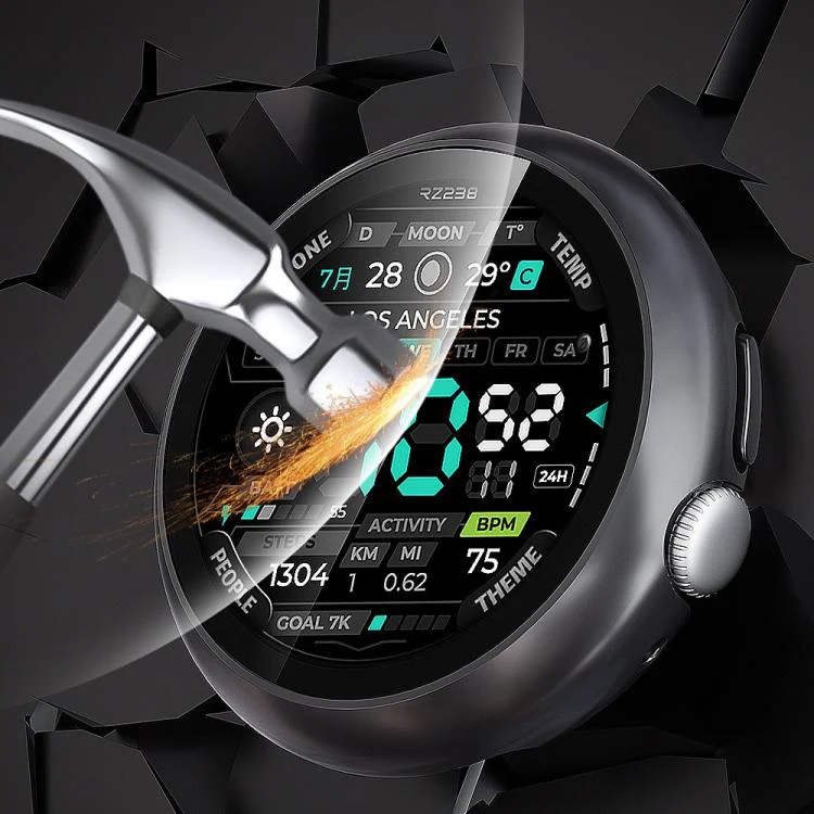 For Google Pixel Watch4 41mm Tempered Film Integrated PC Watch Protective Cover(Starlight) - Image 7