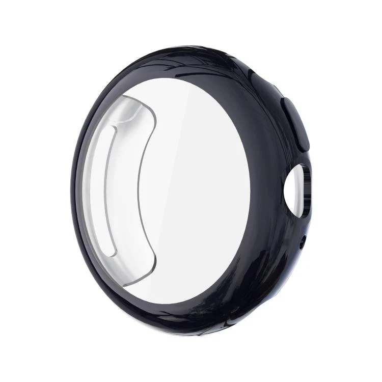For Google Pixel Watch4 45mm Full Coverage Electroplated TPU Watch Protective Cover(Black)
