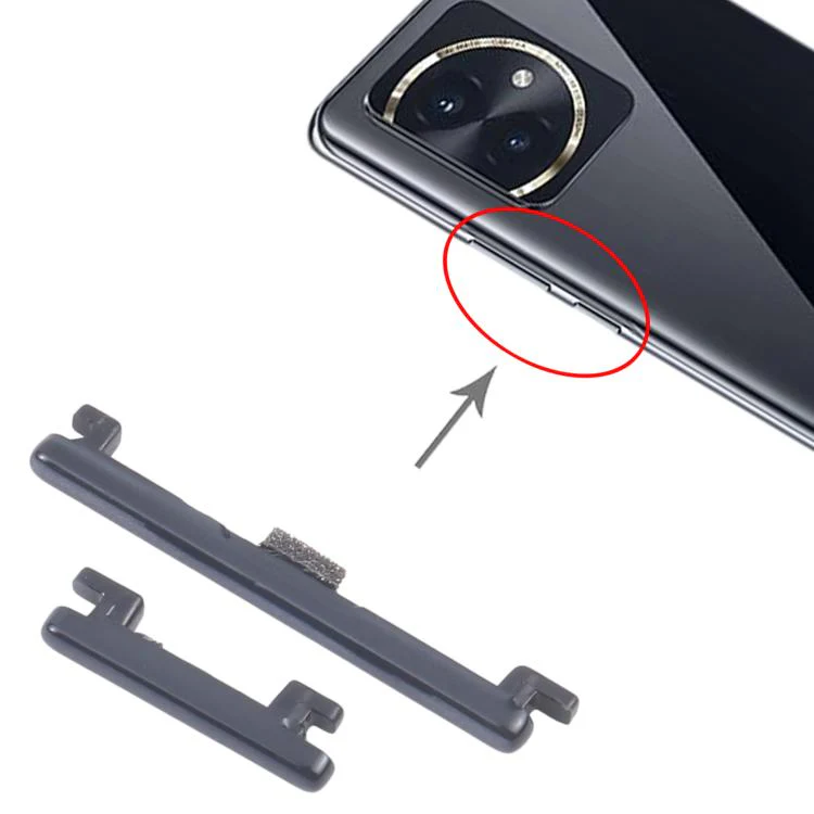 For Honor 100 10pairs Original Power Button and Volume Control Button (Black) - Image 4