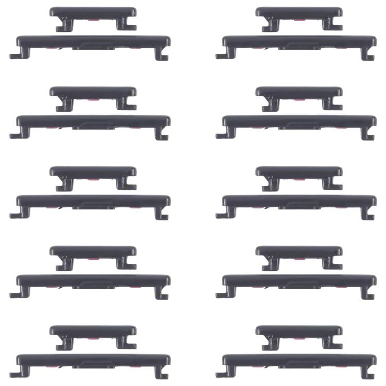 For Honor 100 Pro 10pairs Original Power Button and Volume Control Button (Black)