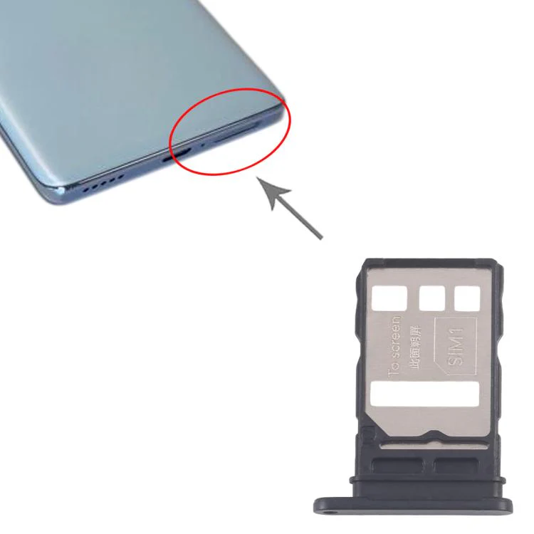 For Honor 60 Pro Original SIM Card Tray + SIM Card Tray (Black) - Image 4