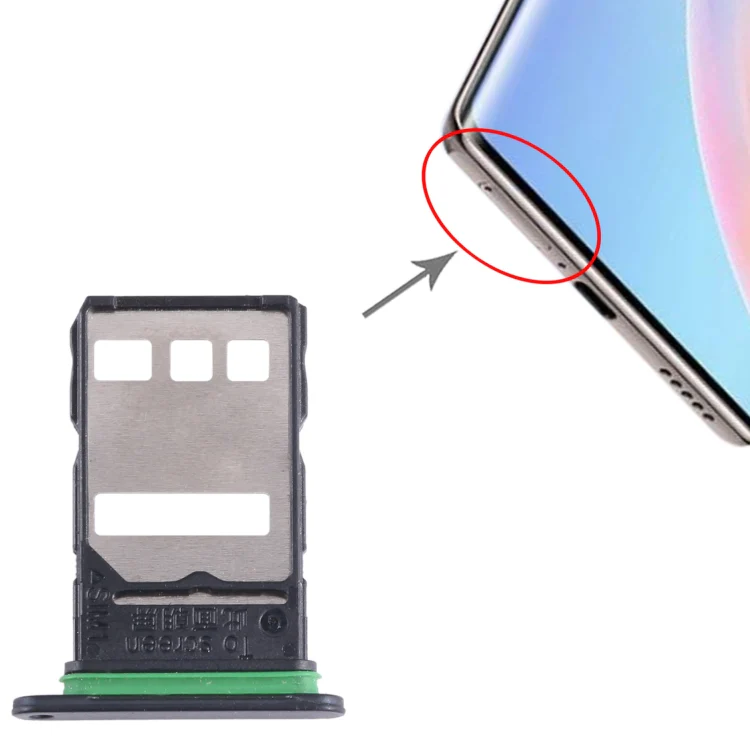 For Honor 60 SE SIM Card Tray (Black) - Image 4