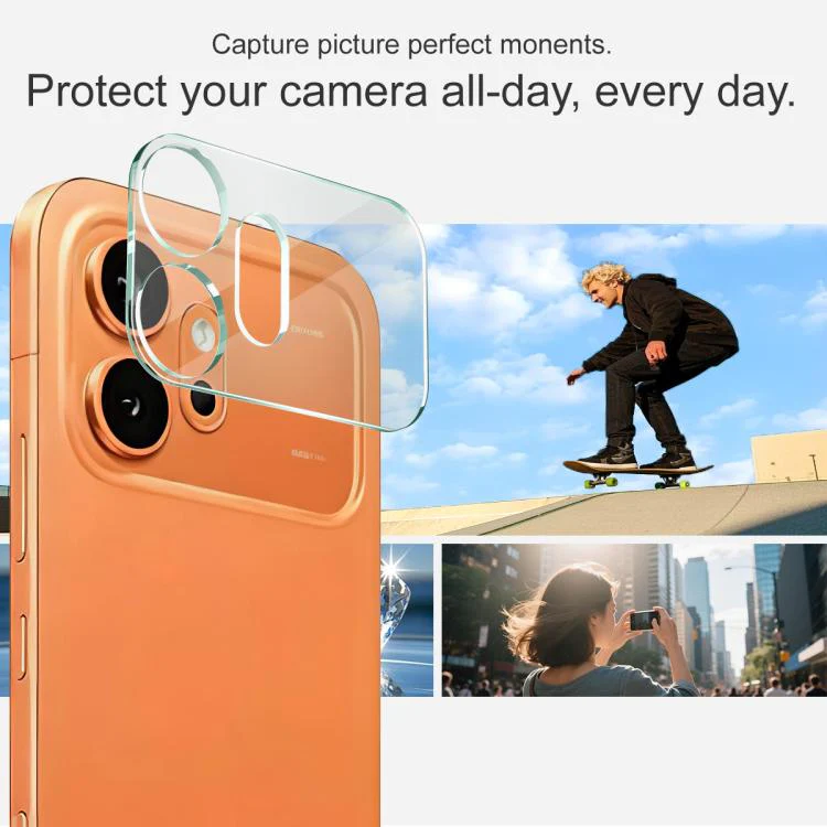 For Honor 600 Global imak Integrated Rear Camera Lens Tempered Glass Film with Lens Cap - Image 5