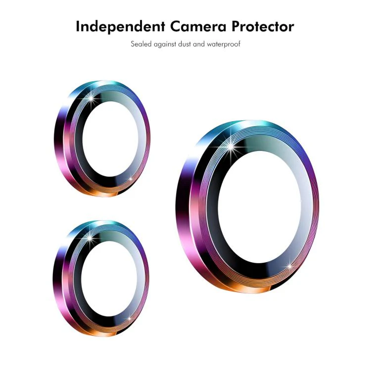 For Honor 600 Pro Global ENKAY Hat-Prince 9H Rear Camera Lens Aluminium Alloy Tempered Glass Film(Sierra Blue) - Image 6