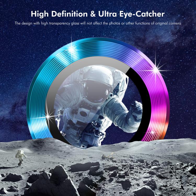 For Honor 600 Pro Global ENKAY Hat-Prince 9H Rear Camera Lens Aluminium Alloy Tempered Glass Film(Silver) - Image 2