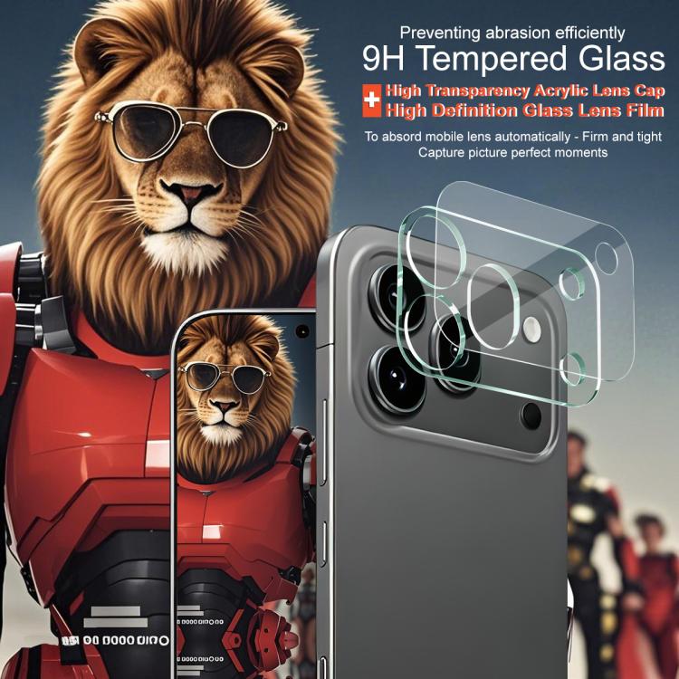 For Honor 600 Pro Global imak Integrated Rear Camera Lens Tempered Glass Film with Lens Cap - Image 3