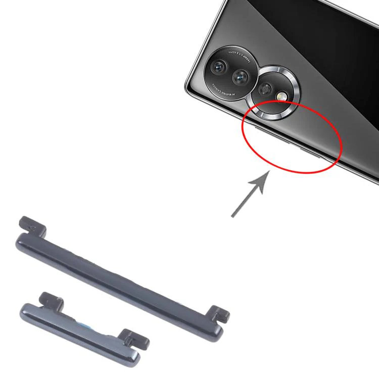 For Honor 80 10pairs Original Power Button and Volume Control Button (Black) - Image 4