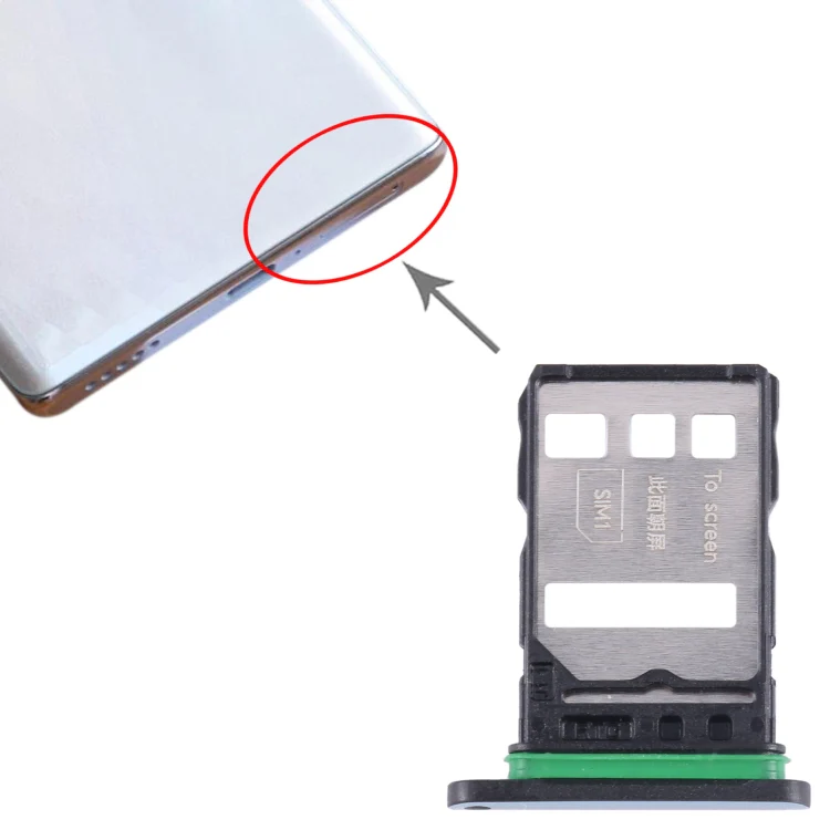 For Honor 90 SIM + SIM Card Tray (Green) - Image 4