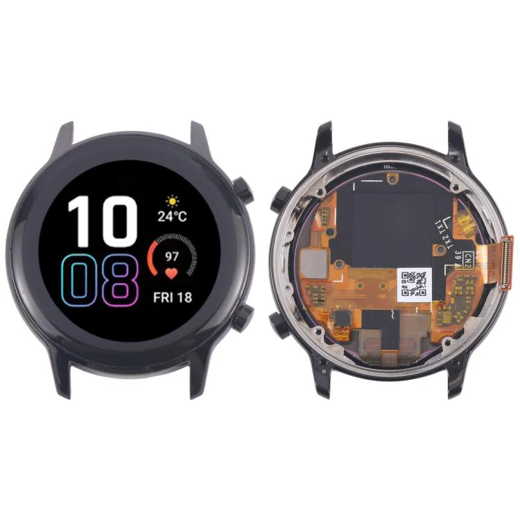 For Honor Magic Watch 2 42mm Original LCD Screen Digitizer Full Assembly With Frame (Black)