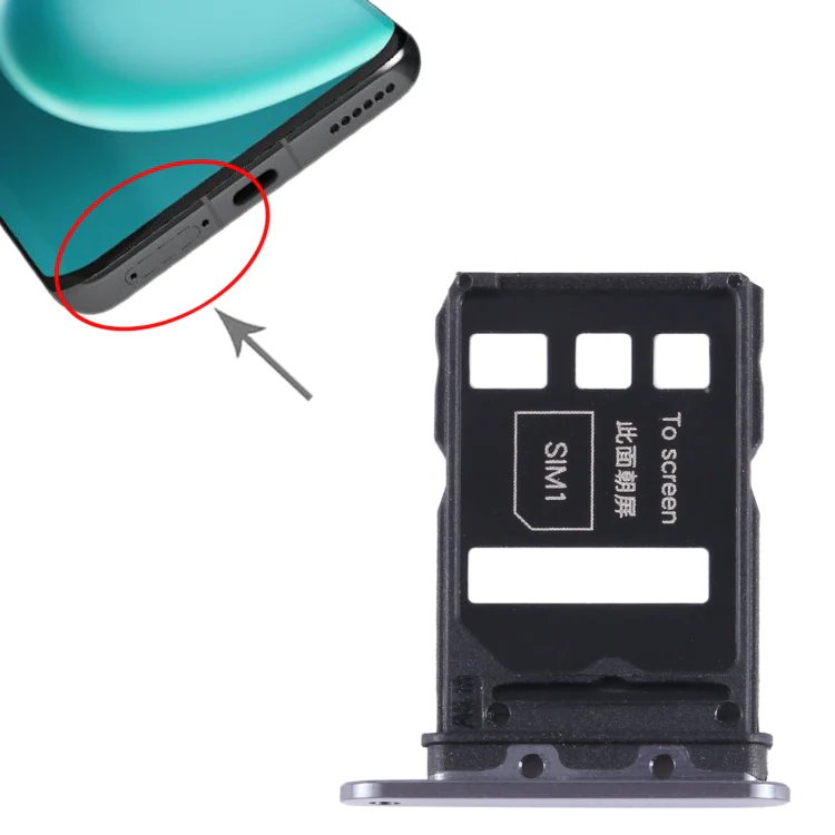 For Honor Magic4 SIM + SIM Card Tray (Black) - Image 4
