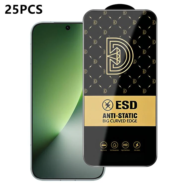 For Honor Magic8 25pcs Royal Diamond Anti-Static Screen-Printed HD Tempered Glass Film