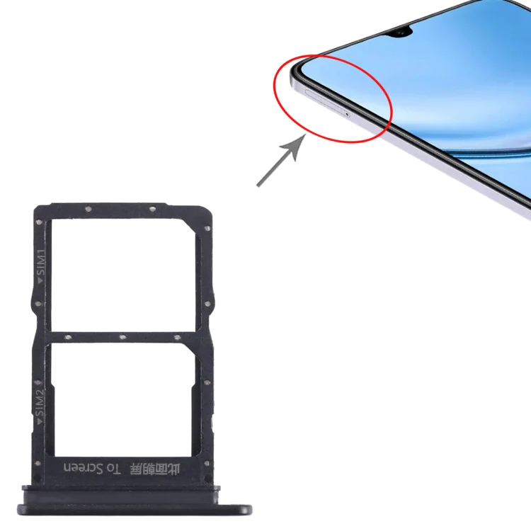 For Honor Play 20 Pro SIM + SIM Card Tray (Black) - Image 4