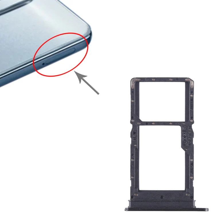 For Honor Play 30 SIM + SIM / Micro SD Card Tray (Black) - Image 4