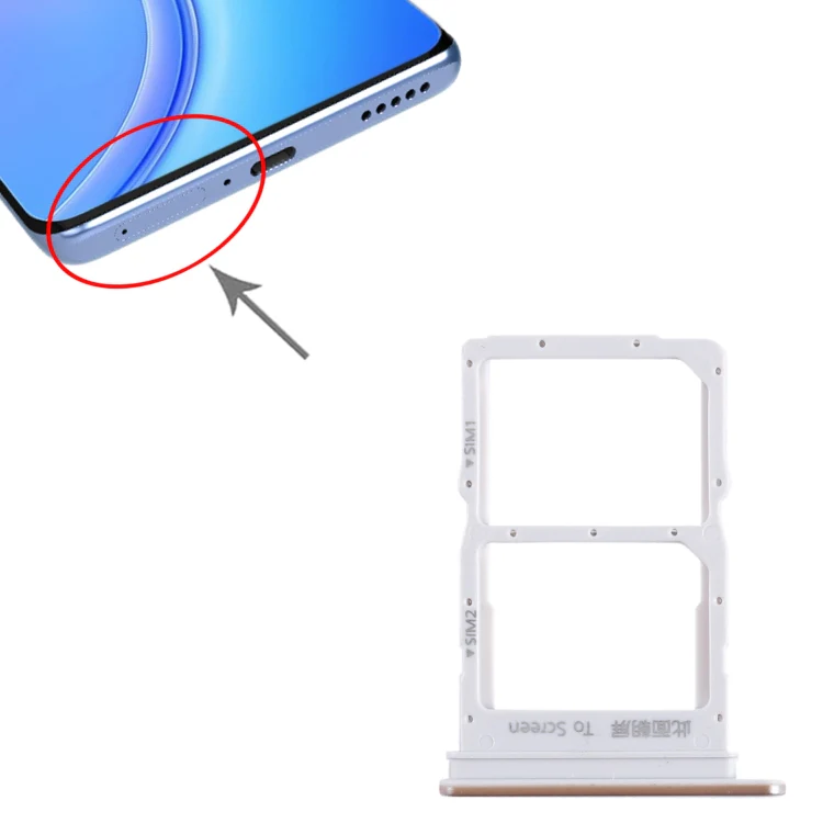 For Honor V40 Lite SIM + SIM Card Tray (Silver) - Image 4