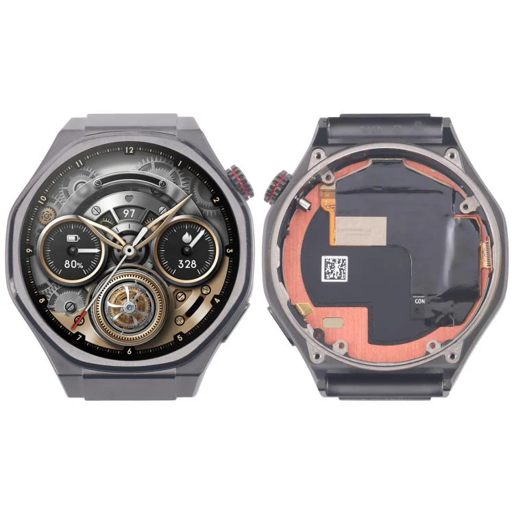 For Honor Watch 5 Ultra Original LCD Screen Digitizer Full Assembly with Frame (Black)