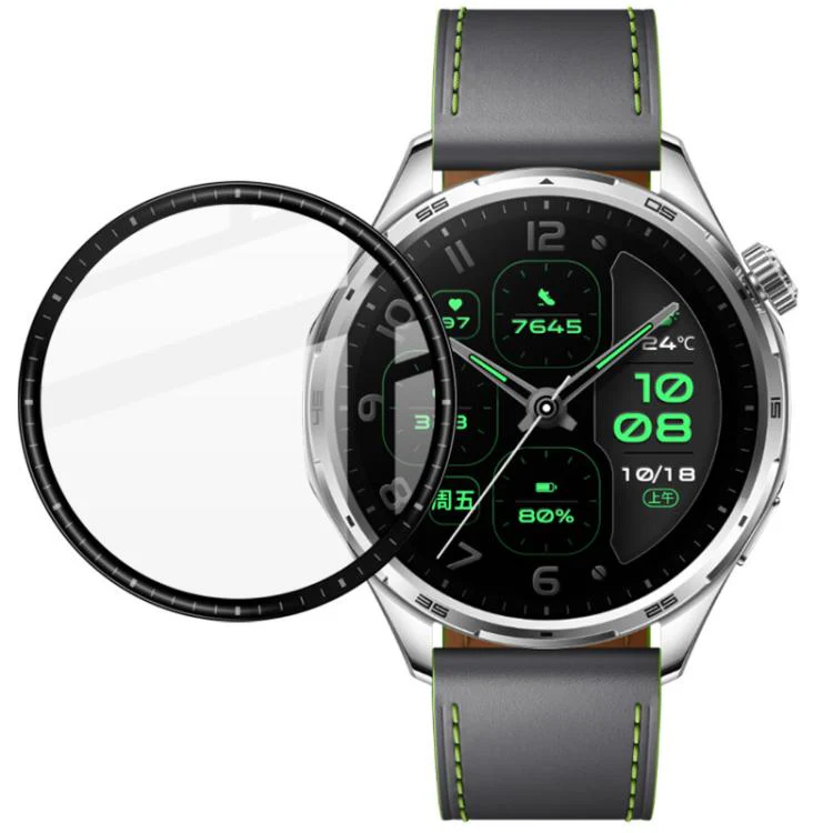 For Honor Watch 6 Plus IMAK Black Scale Version Plexiglass HD Watch Protective Film