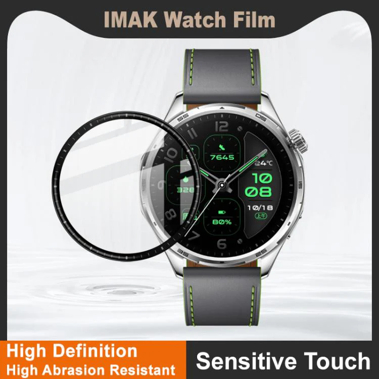 For Honor Watch 6 Plus IMAK Black Scale Version Plexiglass HD Watch Protective Film - Image 3