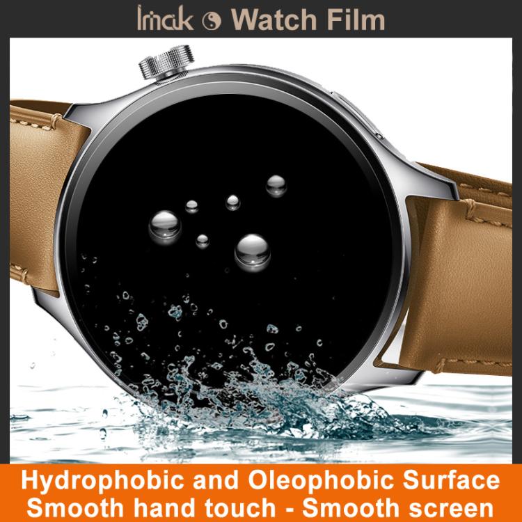 For Honor Watch 6 Plus IMAK Black Scale Version Plexiglass HD Watch Protective Film - Image 8