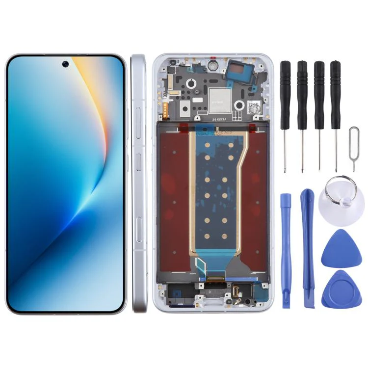 For Honor Win RT Original LCD Screen Digitizer Full Assembly with Frame (Blue)