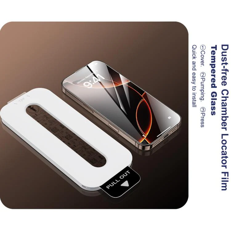 For Honor Win Turbo 5G imak Dust-free Chamber Locator Full Coverage Tempered Glass Film, Support Fingerprint Unlocking - Image 10