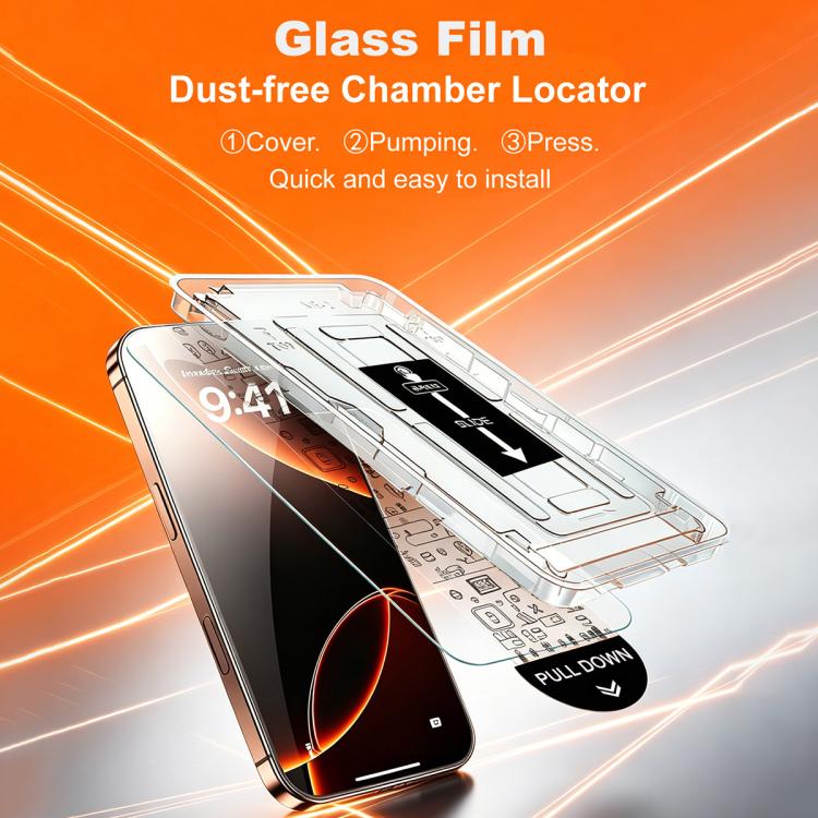 For Honor Win Turbo 5G imak Dust-free Chamber Locator H Series Glass Film, Support Fingerprint Unlocking - Image 2