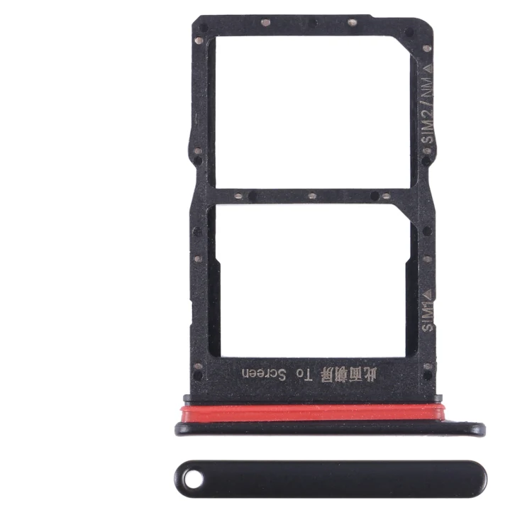 For Honor X30 Max SIM + SIM / NM Card Tray (Black)