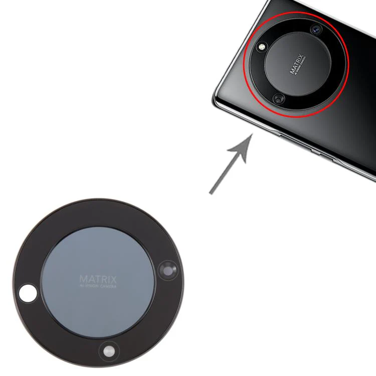 For Honor X40 Original Camera Lens Cover (Black) - Image 4