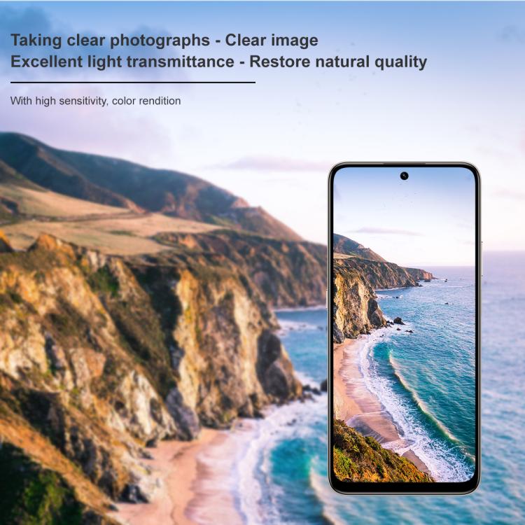 For Honor X7d 4G Global IMAK Rear Camera Lens Glass Film Black Version - Image 6