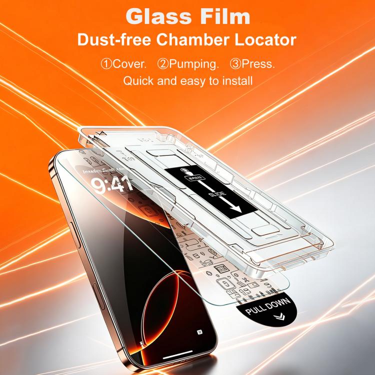 For Honor X7e 4G imak Dust-free Chamber Locator H Series Tempered Glass Film - Image 2