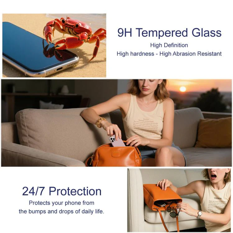 For Honor X7e 4G imak Dust-free Chamber Locator H Series Tempered Glass Film - Image 7