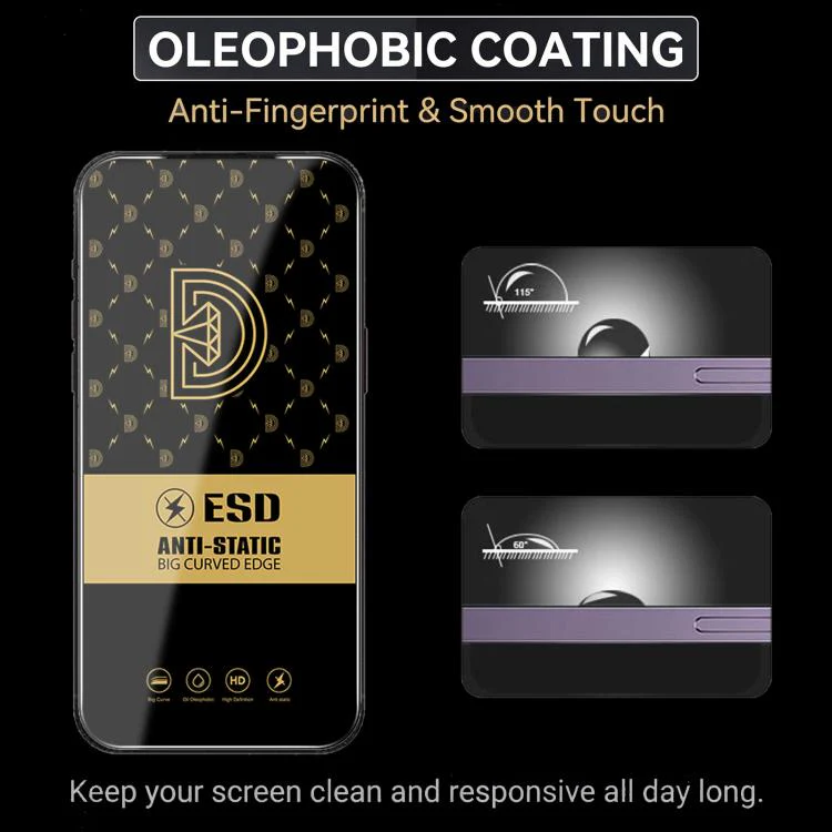For Honor X8d 4G 25pcs Royal Diamond Anti-Static Screen-Printed HD Tempered Glass Film - Image 5