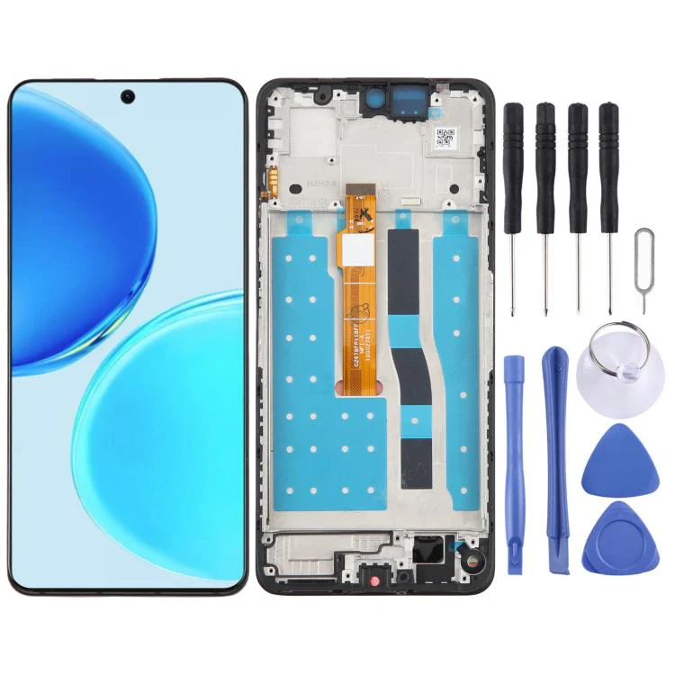 For Honor X8d Original LCD Screen Digitizer Full Assembly with Frame