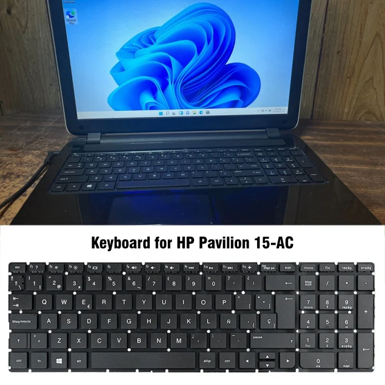 For HP 15-AC Laptop Keyboard - Image 4