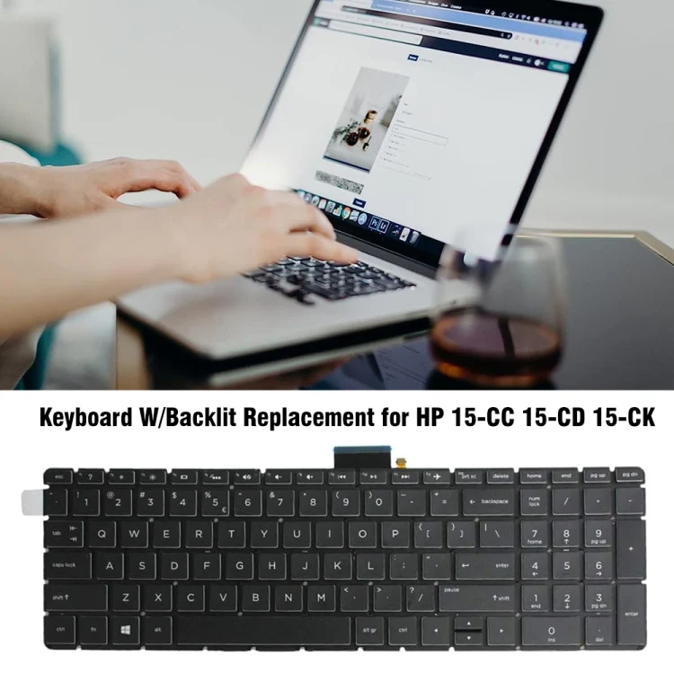 For HP 15-CC / 15-CD / 15-CK US Version Laptop Backlight Keyboard - Image 7
