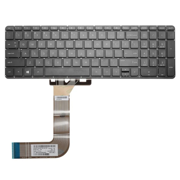 For HP 15-P000 / 17-F000 US Version Laptop Backlight Keyboard - Image 2