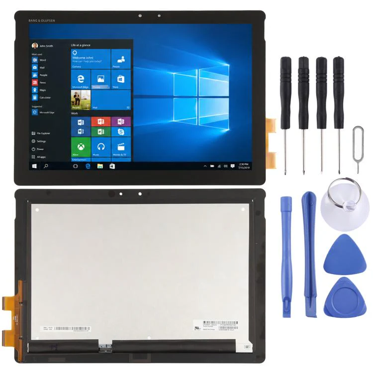 For HP Elite X2 1012 G2 2736×1824 QHD LCD Screen with Digitizer Full Assembly LP123WQ1‑SPC2 SPXC2 (Black)