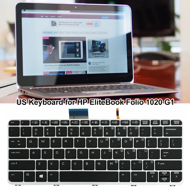 For HP Elitebook 1020 G1 US Version Laptop Backlight Keyboard - Image 6